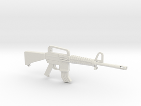 M16A2 v1 in White Natural Versatile Plastic