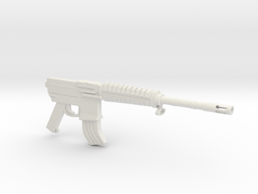 M16A2 SMG in White Natural Versatile Plastic