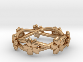 Forget Me Not Ring in Polished Bronze: 7 / 54