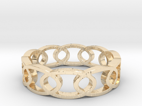 Oval_20 in 14k Gold Plated Brass