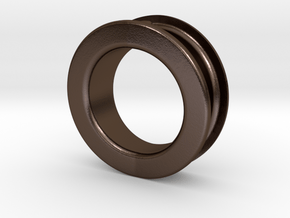 Eraser Ring in Polished Bronze Steel: 5.5 / 50.25