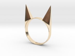 CATTACK in 14k Gold Plated Brass: 8.5 / 58
