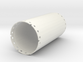 Casing joint 1500mm, length 3,00m in White Natural Versatile Plastic