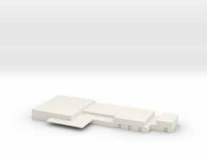 Papa SAC Airbase Office Complex 1:1250 scale in White Natural Versatile Plastic