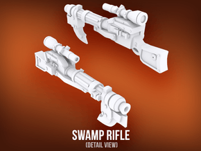 Swamp Rifles (x7) in Tan Fine Detail Plastic
