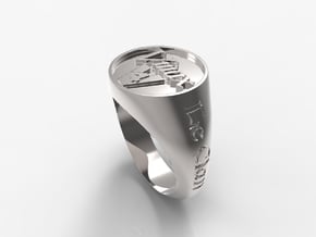 Ring Le Clan Vmax in Polished Silver