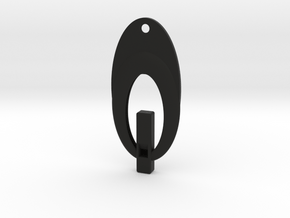 Whistleblower Necklace in Black Premium Versatile Plastic