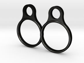 AirPod Loop Ring in Matte Black Steel: 3.5 / 45.25