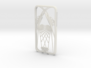 iPhone X case - Wings design in White Natural Versatile Plastic