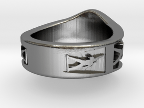 Freddie Mercury Ring in Polished Silver: 2.25 / 42.125