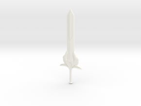 Dreamworks She-Ra Sword in White Processed Versatile Plastic