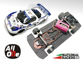 Chassis - NINCO Honda NSX (Anglewinder - AiO) in Black PA12