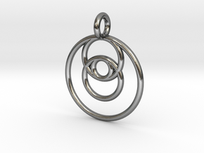 ringpendant27 in Polished Silver