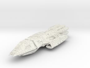 BattleStar Thor Class Cuiser in White Natural Versatile Plastic