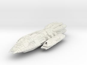 BattleStar Vergo Class BattleShip in White Natural Versatile Plastic