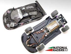 3D Chassis - NINCO McLaren GTR (Combo) in Black Natural Versatile Plastic