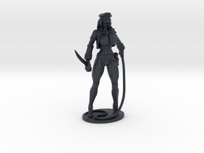 Major Kyra Figurine with Whip 150mm in Black PA12