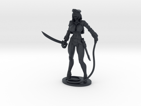 Major Kyra Figurine with Whip 200mm in Black PA12