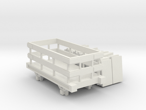 OO9 Slate Truck With Slate Load Talyllyn / SR in White Natural Versatile Plastic