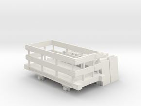 Bandai OO9 Scale Slate Truck and Load in White Natural Versatile Plastic