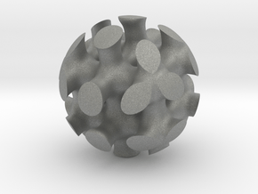 Bone Sphere in Gray PA12