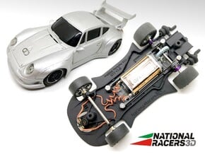 3D Chassis - ProSlot Porsche 911 GT2 (Combo) in Black PA12
