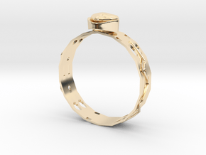 Ring , Ear Ring ,  Pendant on Neck ,  SET Number2 in 14K Yellow Gold