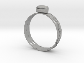 Ring , Ear Ring ,  Pendant on Neck ,  SET Number2 in Aluminum