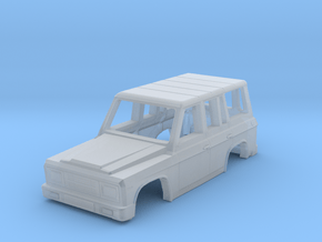 Body of ARO 244 Romanian SUV Scale 1:120 in Tan Fine Detail Plastic
