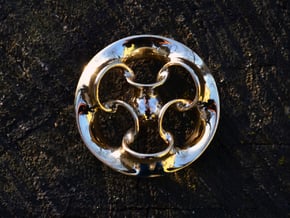 "Seven Rings"  in Polished Brass