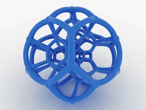Coxeter Polytope in Blue Processed Versatile Plastic