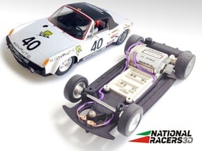 3D Chassis - SRC Porsche 914/6 GT (SW/Inline) in Black PA12