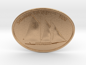 Schooner Lavengro Belt Buckle in Natural Bronze