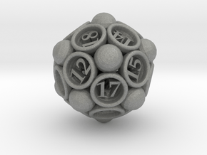 Spore d20 in Gray PA12