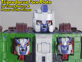 Tripredicus Faceplates (Titans Return) in Tan Fine Detail Plastic
