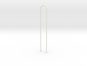 Bar in White Natural Versatile Plastic