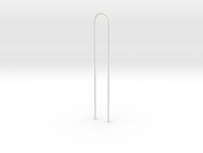 Bar-1to16 in White Natural Versatile Plastic