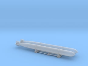1/144 DKM Schnellboot Torpedo Mounted Set in Smooth Fine Detail Plastic