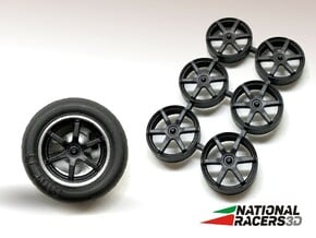 3D Wheel Inserts - Volk Racing Forged RayTE37b in Tan Fine Detail Plastic