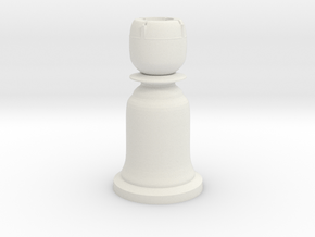 Rook - Bell Series in White Natural Versatile Plastic