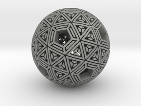 Soft-Boiled Geodesic (6cm) in Gray PA12