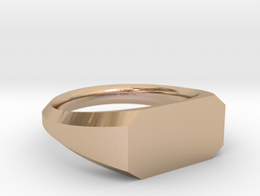 UNISEX Pinky Ring Multiple Sizes in 14k Rose Gold: 6.75 / 53.375