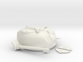 1-9th scale Sherman Turret parted in White Natural Versatile Plastic