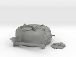 1-9th scale Sherman Turret parted in Gray PA12
