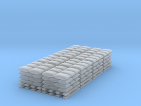 Sandbag Stack - Set of 8 - Zscale in Tan Fine Detail Plastic