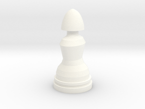 Pawn - Droid Series in White Premium Versatile Plastic