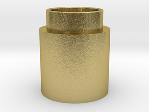 Button Activator in Natural Brass