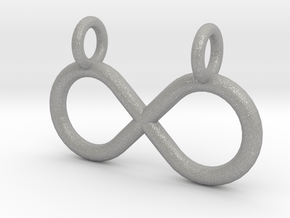 Infinity Pendant in Aluminum