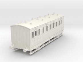 0-100-ner-n-sunderland-saloon-brake-conv-coach in White Natural Versatile Plastic