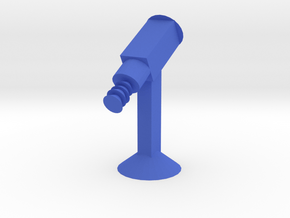 Rocket w/ Flame in Blue Processed Versatile Plastic